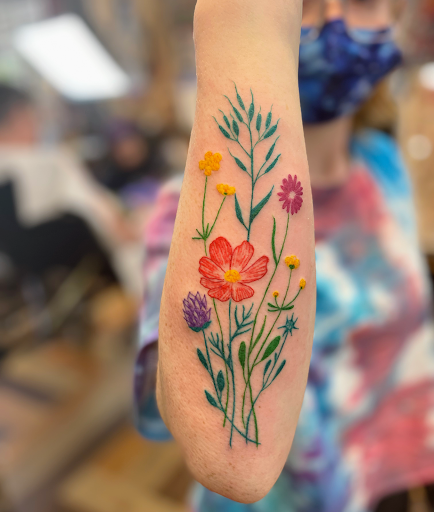 Explore geology tattoo ideas, creative tattoo ideas in Glenside, available at Iron Will Tattoo Club