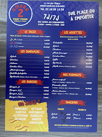 Menu du Amara kebab 2 à Moëlan-sur-Mer