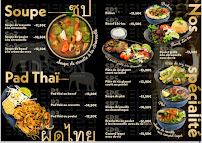 Menu / carte de Maï Thai à Agen