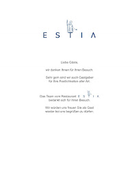 Restaurant grec Restaurant Estia à Zwickau (le menu)