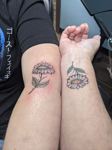 Explore tattoo ideas for guys calf, creative tattoo ideas in Calhoun, available at A Sailors Grave Tattoo Parlor