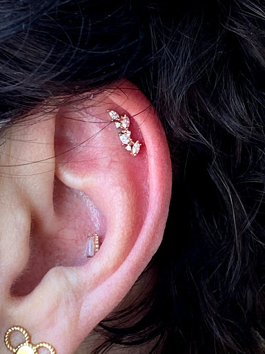 Explore hairline tattoo ideas male, creative tattoo ideas in Marietta, available at The Queen Bee Tattoo and Piercing Parlour