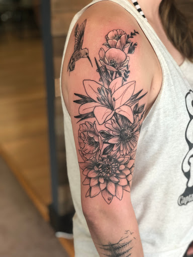 Explore tattoo cover up ideas on neck, creative tattoo ideas in Sauk City, available at The Madison Tattoo Company
