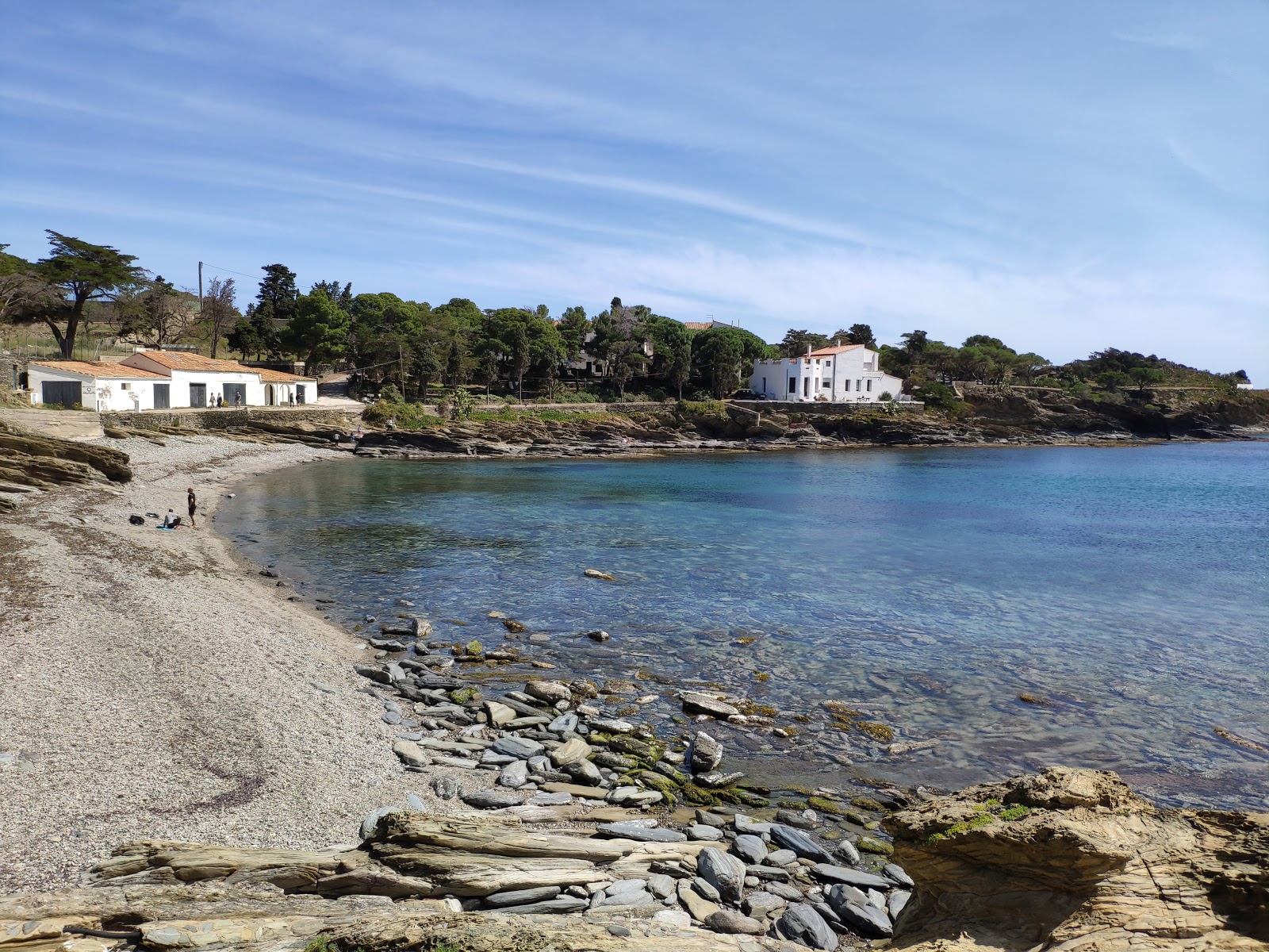 Photo of Platja sa Conca with blue pure water surface