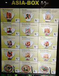 Menu du Hotalo Asia à Jena