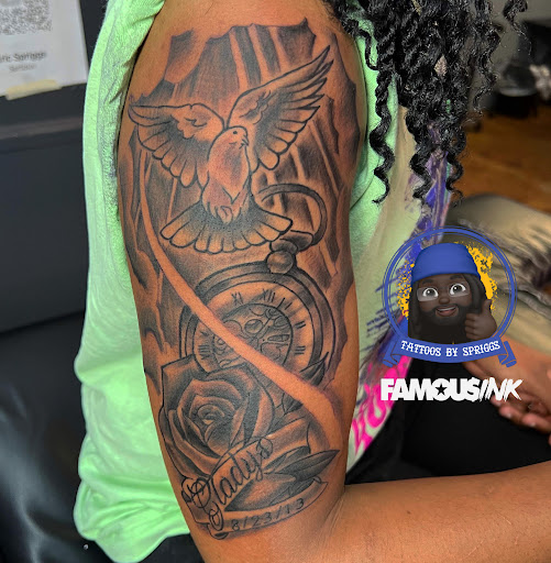 Explore tattoo ideas generator, creative tattoo ideas in Hammond, available at Famous Ink, Inc.