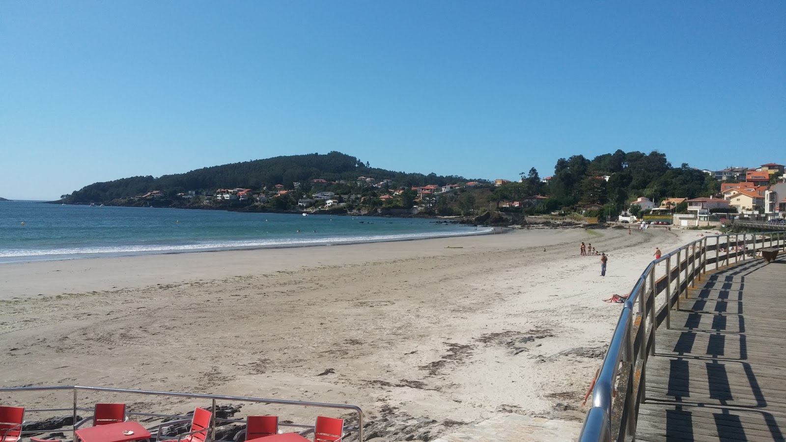 Foto di Playa de Madorra con una superficie del sabbia bianca