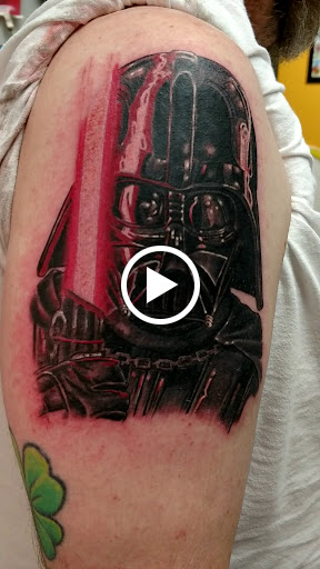 Explore initial finger tattoo ideas, creative tattoo ideas in Marietta, available at Monkeys Uncle Tattoo