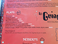 La Guinguette du lac à Lupiac menu