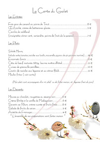 Restaurant français Le Galet d'Or à Mureils - menu / carte