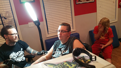 Explore greek mythology sleeve tattoo ideas, creative tattoo ideas in Louisville, available at Imperial Tattoos