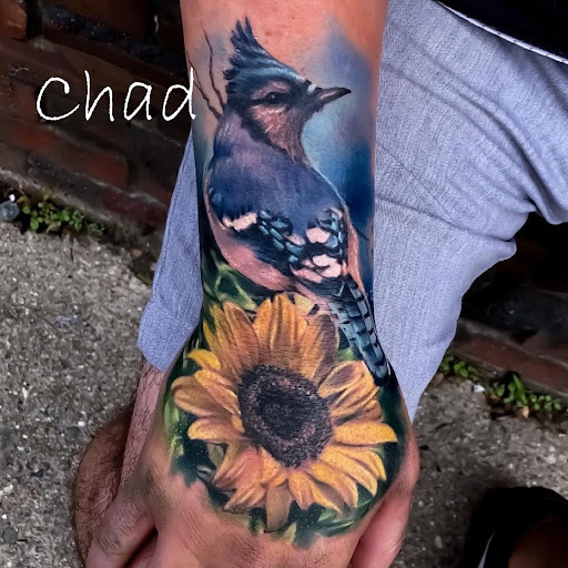 Explore skeleton tattoo ideas, creative tattoo ideas in Sanford, available at Venom Ink Tattoo