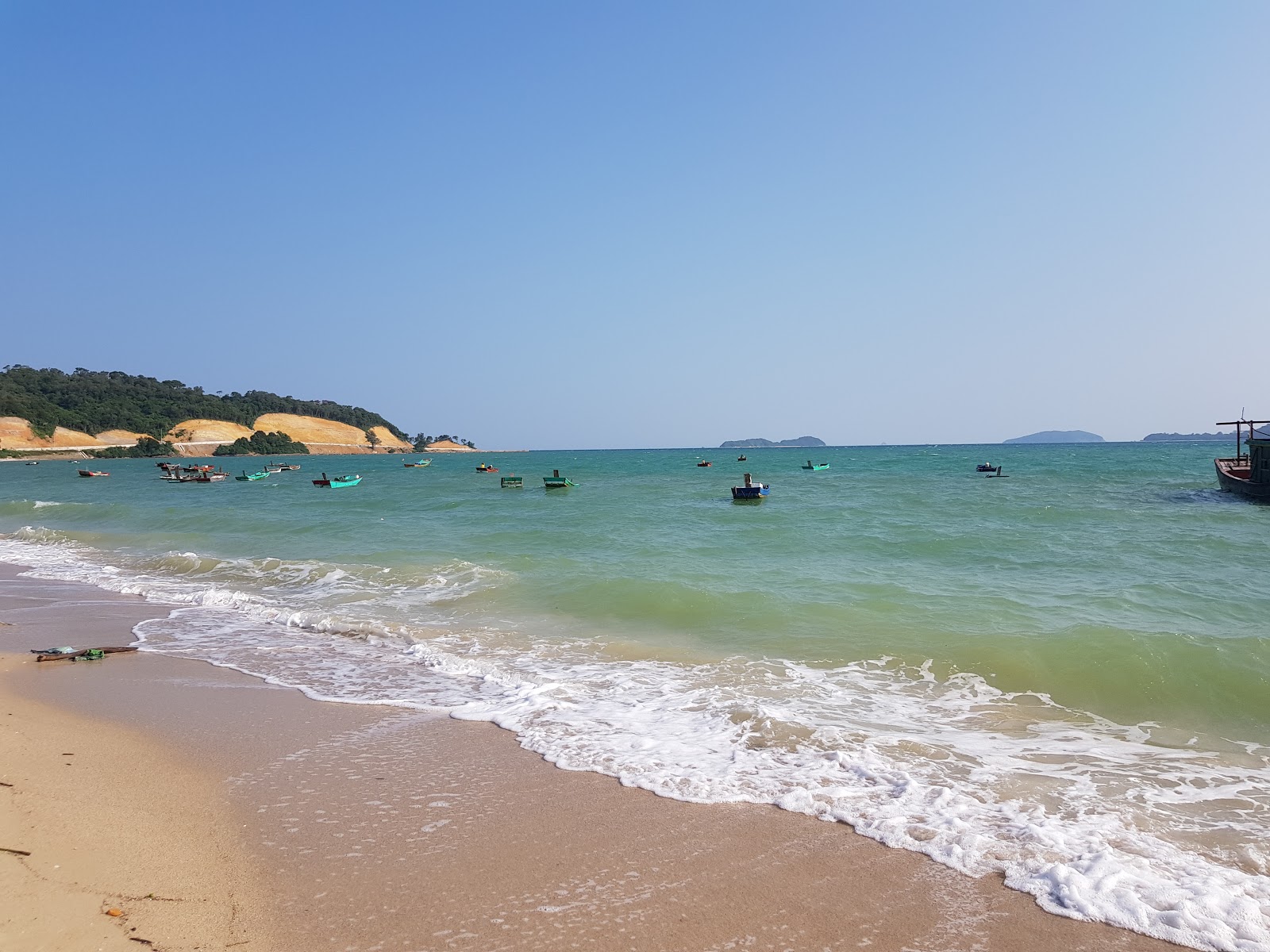 Fotografija Bac Van beach z dolga ravna obala