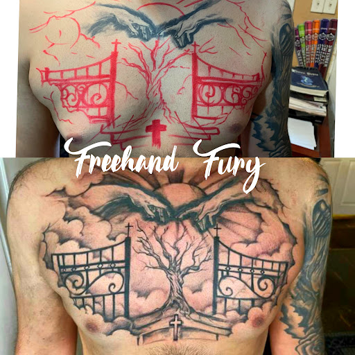 Explore atla tattoo ideas, creative tattoo ideas in Roanoke, available at RailYard INK