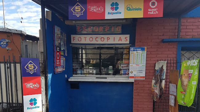 Escorpio: Fotocopias, Quiniela Y Mas, Tómbola, 5 De Oro, Supermach, Raspaditas, Recarga Celular, Boletos STM.