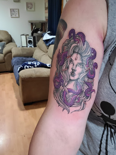 Explore life goes on tattoo ideas, creative tattoo ideas in Black River, available at J.J.Ink