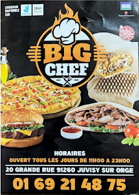 Restaurant halal LE BIG CHEF 👨‍🍳 à Juvisy-sur-Orge (la carte)