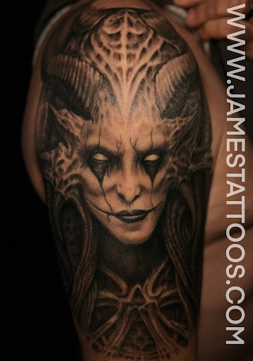 Explore anime tattoos ideas, creative tattoo ideas in Grove City, available at Fuzion Tattoo