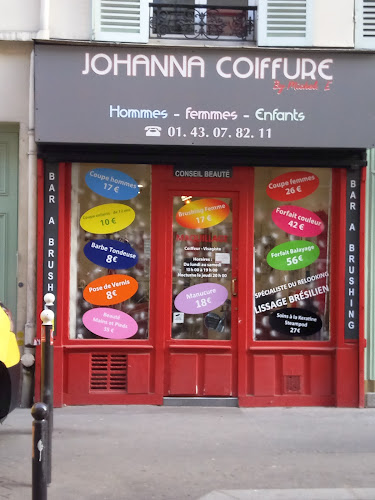 Johanna Coiffure ouvert le jeudi à Paris
