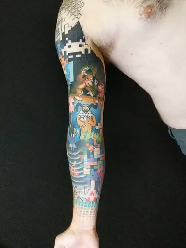 Explore lady and the tramp tattoo ideas, creative tattoo ideas in Bradenton, available at Sacred Arts Tattoo Bradenton