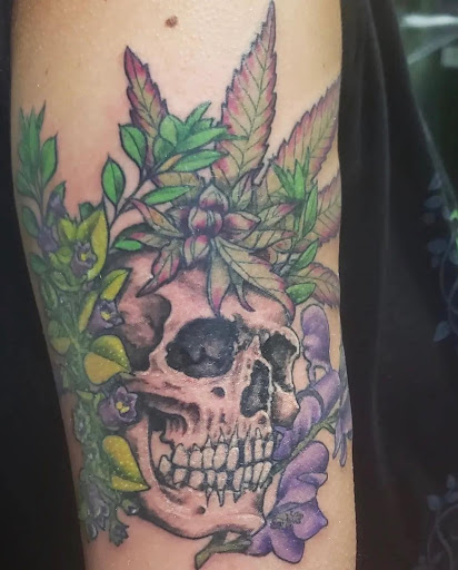 Explore outdoors tattoo ideas, creative tattoo ideas in Lagrangeville, available at Black Cherry Tattoo Studio NY