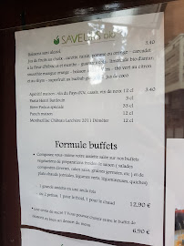 Menu / carte de Restaurant Saveurs à Toulouse