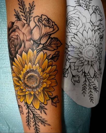 Explore cool cover up tattoo ideas, creative tattoo ideas in Oklahoma City, available at Oklahoma Tattoo Collective