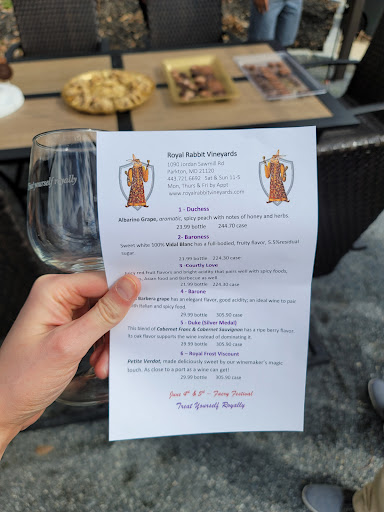 Winery «Royal Rabbit Vineyards», reviews and photos, 1090 Jordan Sawmill Rd, Parkton, MD 21120, USA