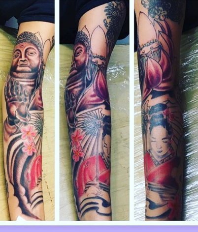 Explore cyberpunk tattoo ideas, creative tattoo ideas in Hialeah, available at Allstar Tattoo & Body piercing