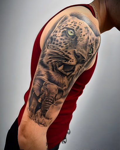 Explore veterinary tattoo ideas, creative tattoo ideas in Huntington, available at Timeless Tattoo Gallery