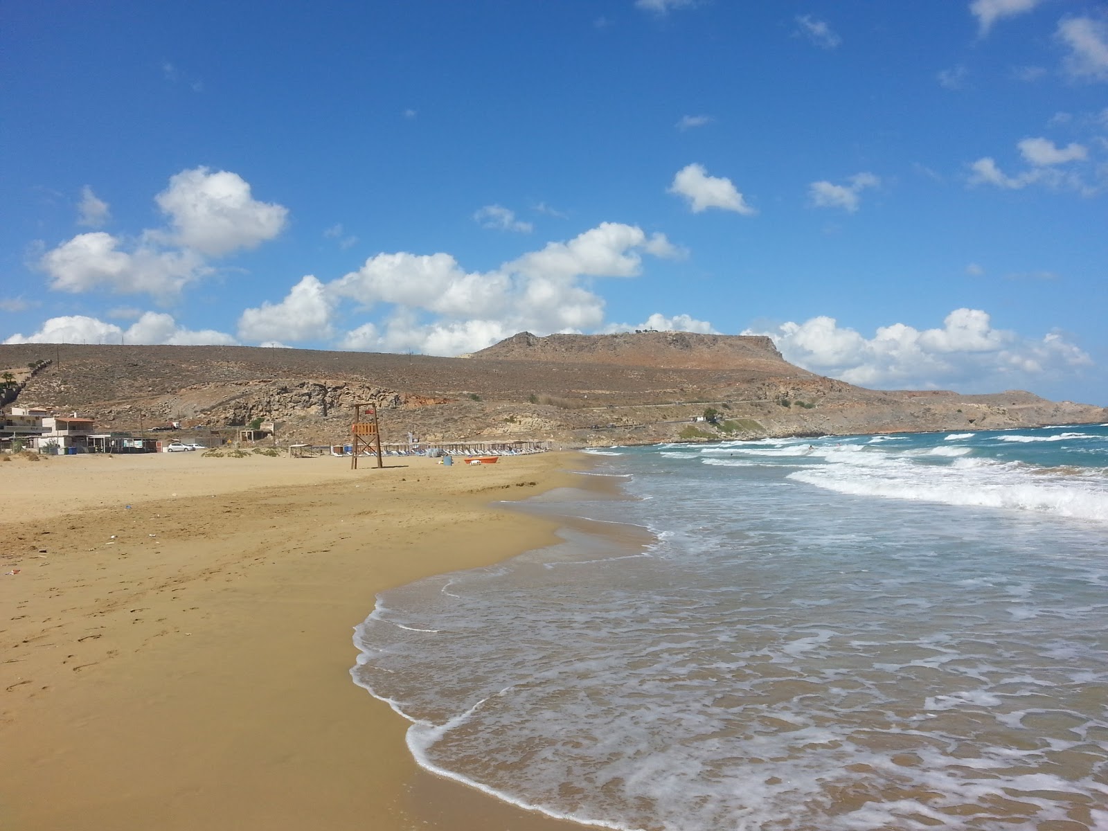 Photo of Arena beach with green pure water surface