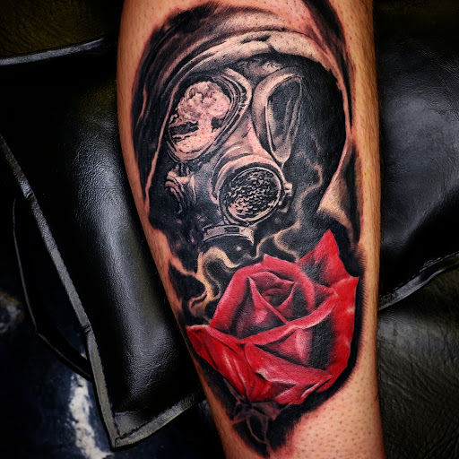 Explore blackout tattoo cover up ideas, creative tattoo ideas in Hagerstown, available at Tomahawk Tattoo MD
