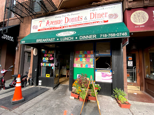 7th Ave Donuts and Diner, 324 7th Ave, Brooklyn, NY 11215, USA, 