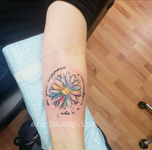 Explore 1991 tattoo ideas, creative tattoo ideas in Casper, available at Luna & Lotus Amethyst Ink Angie Kay