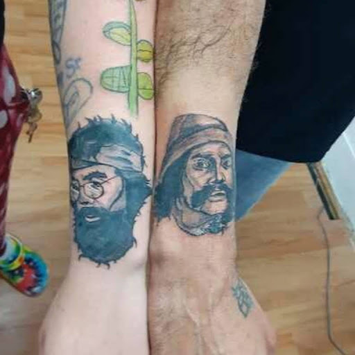 Explore mens rose tattoo ideas, creative tattoo ideas in Lockport, available at Famous Tattoos by Pinhead