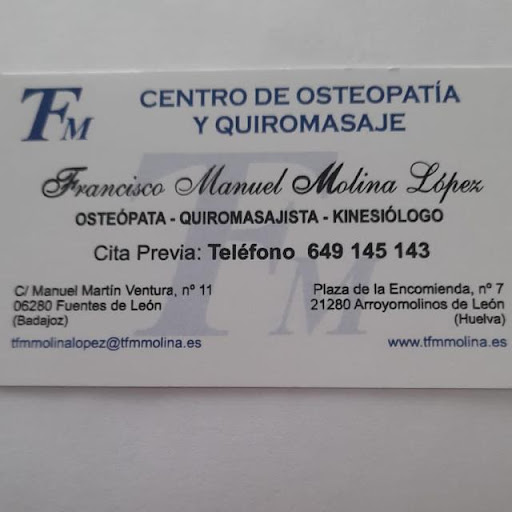 TFM Centro de Osteopatía y Quiromasaje en Fuentes de León