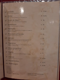 Menu / carte de Alter Simpl à Spiegelberg