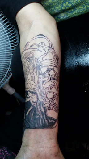 Explore first tattoo ideas men, creative tattoo ideas in Davis, available at SIX GUN SOUND TATTOO