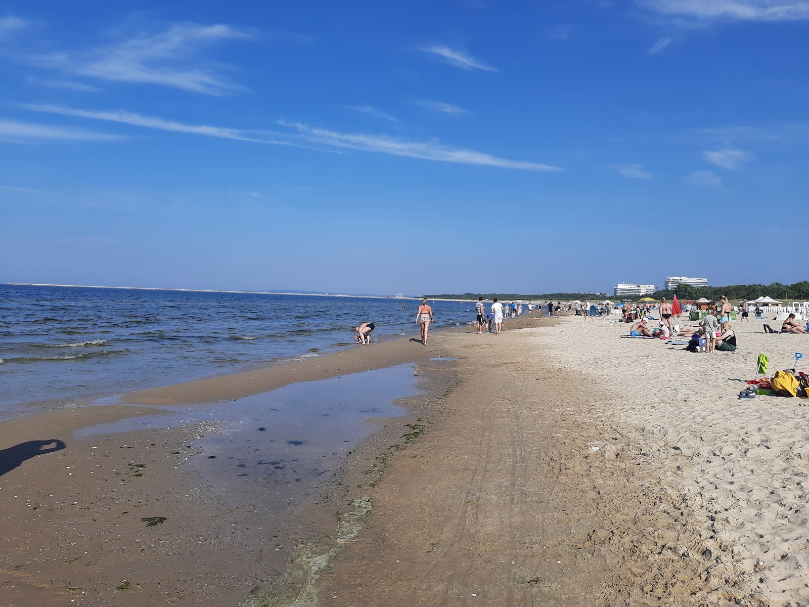 Foto av Swinoujscie Beach med hög nivå av renlighet