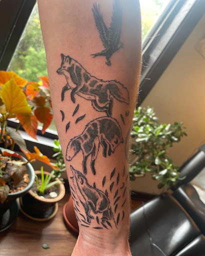 Explore gambit tattoo ideas, creative tattoo ideas in Barre, available at HINTERLAND TATTOO