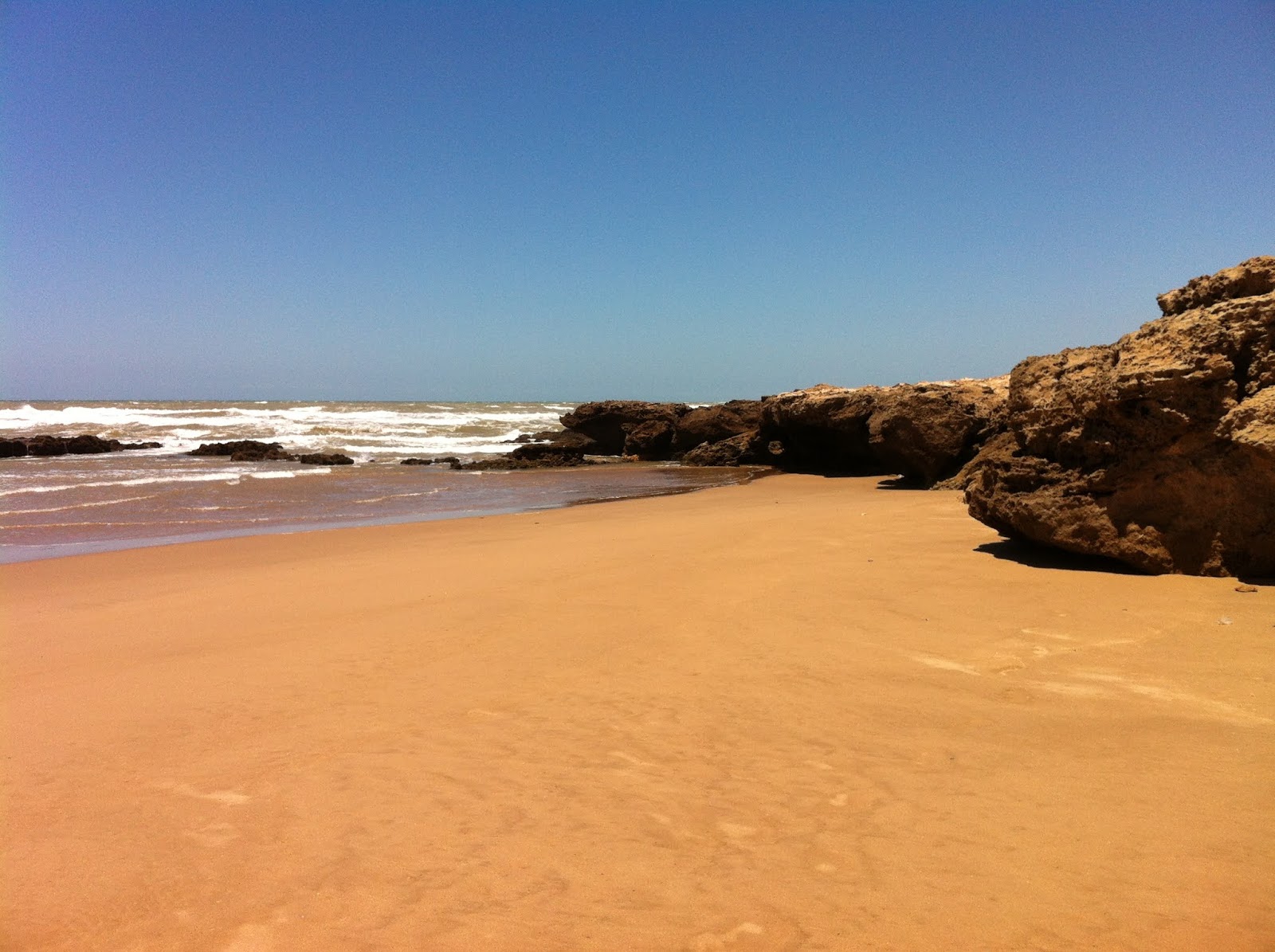 Photo of Plage Cap Sim with bright fine sand surface