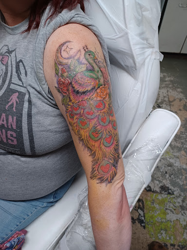 Explore outer forearm tattoos for men ideas, creative tattoo ideas in Spencer, available at Horrorink Tattoo Studio