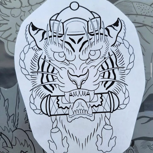 Explore samson tattoo ideas, creative tattoo ideas in Saint Paul, available at Black Coffin Tattoo