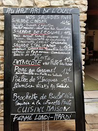 Restaurant français Au Haz'Art De L'Oust à Saint-Vincent-sur-Oust (le menu)