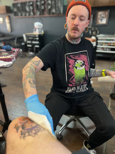 Explore cleavage tattoo ideas, creative tattoo ideas in El Paso, available at House of Pain Tattoo & Body Piercing Studios