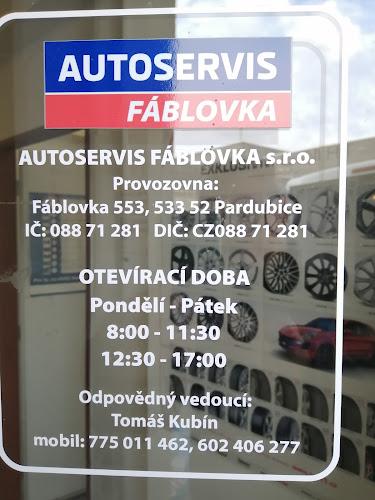 Recenze na Autoservis Týnka Pardubice v Pardubice - Taxislužba