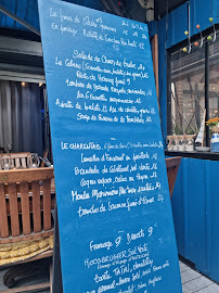 Restaurant de fruits de mer Le Cabanon de l'Écailler à Paris - menu / carte