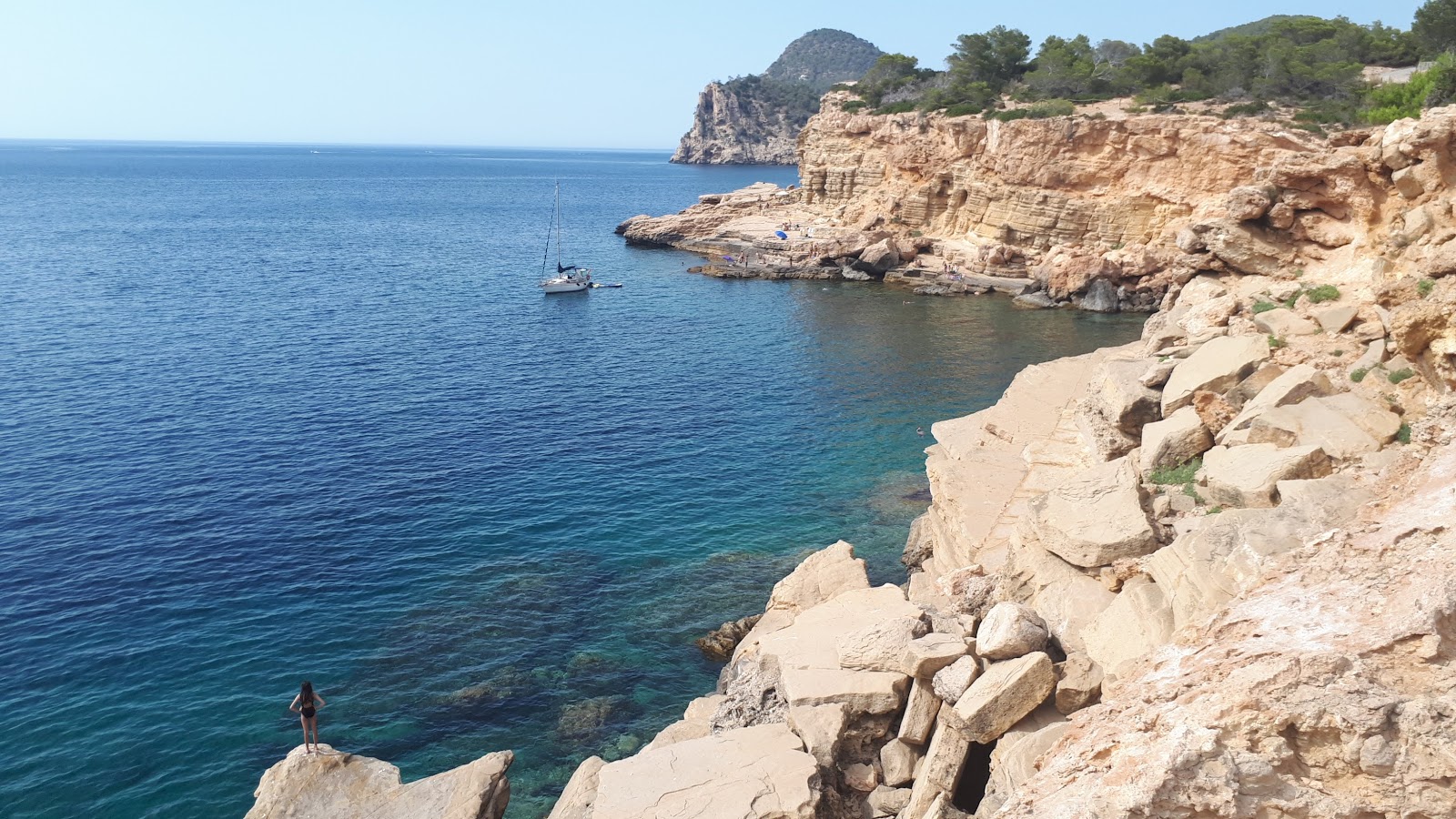 Fotografie cu Platja de Sa Galera amplasat într-o zonă naturală