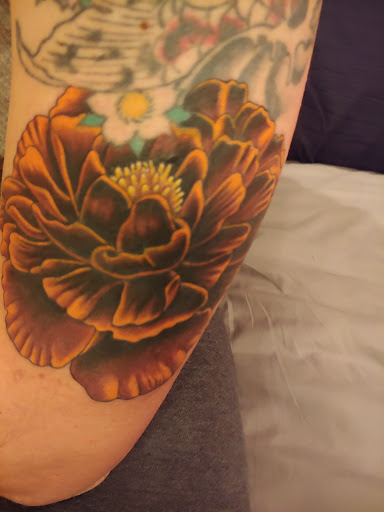 Explore religious chest tattoo ideas, creative tattoo ideas in Pelham, available at Skin Worx Inc
