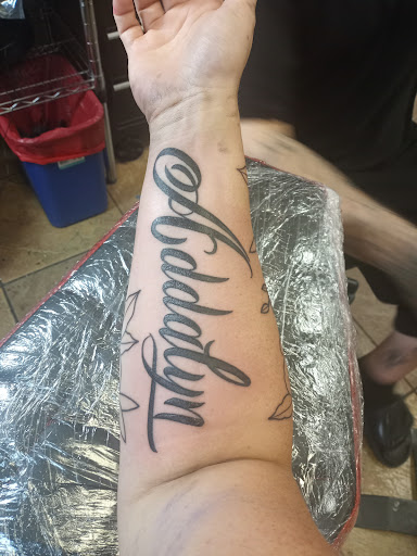 Explore dark sleeve tattoo ideas, creative tattoo ideas in Fort Myers, available at Laid Back Tattoo